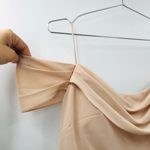 Jenny Yoo Collection Sabine Off The Shoulder Maxi Gown Size 4 - Picture 5 of 16